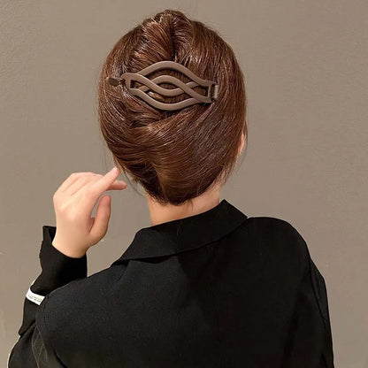 Frosted Solid Color Banana Hair Clips – Fashion Ponytail Barrettes & Hair Claws for Women